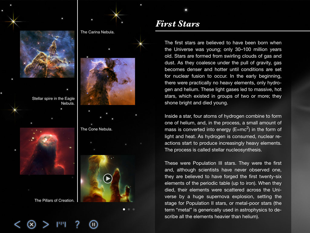 First Stars - Back in Time - Earth and World History app by LANDKA ®