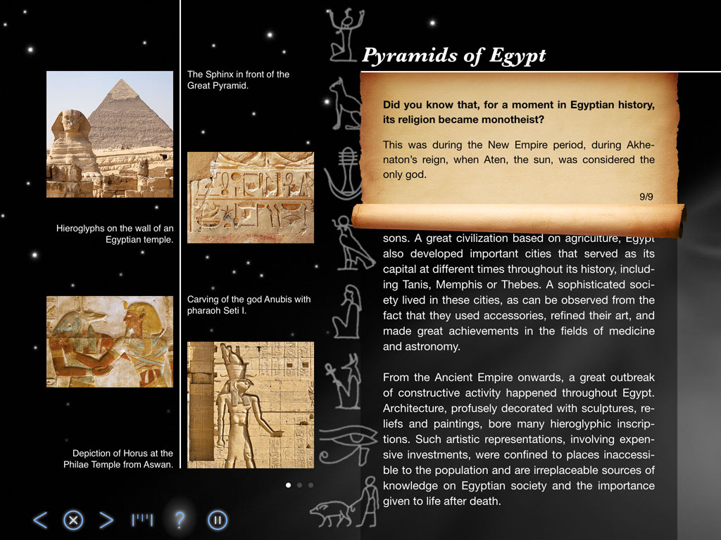 Pyramids of Egypt - Back in Time - Earth and World History app by LANDKA ®