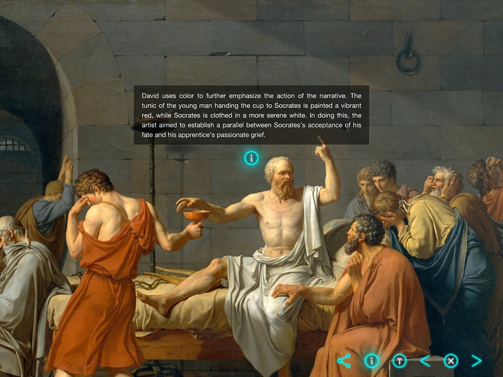 Death of Socrates - Art Legacy - Art History app by LANDKA ®