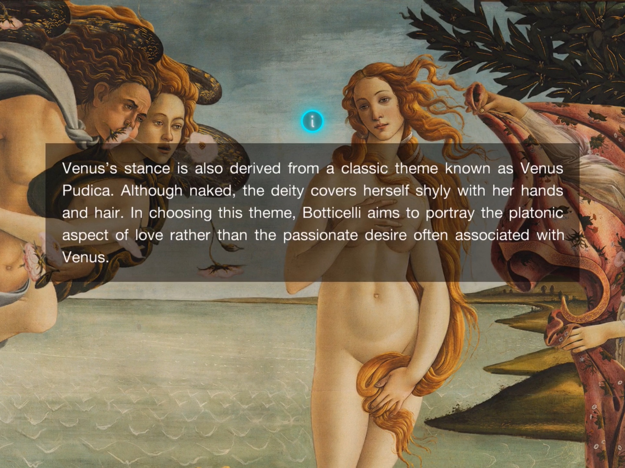 Birth of Venus - Art Legacy - Art History through famous Paintings - App by LANDKA ®