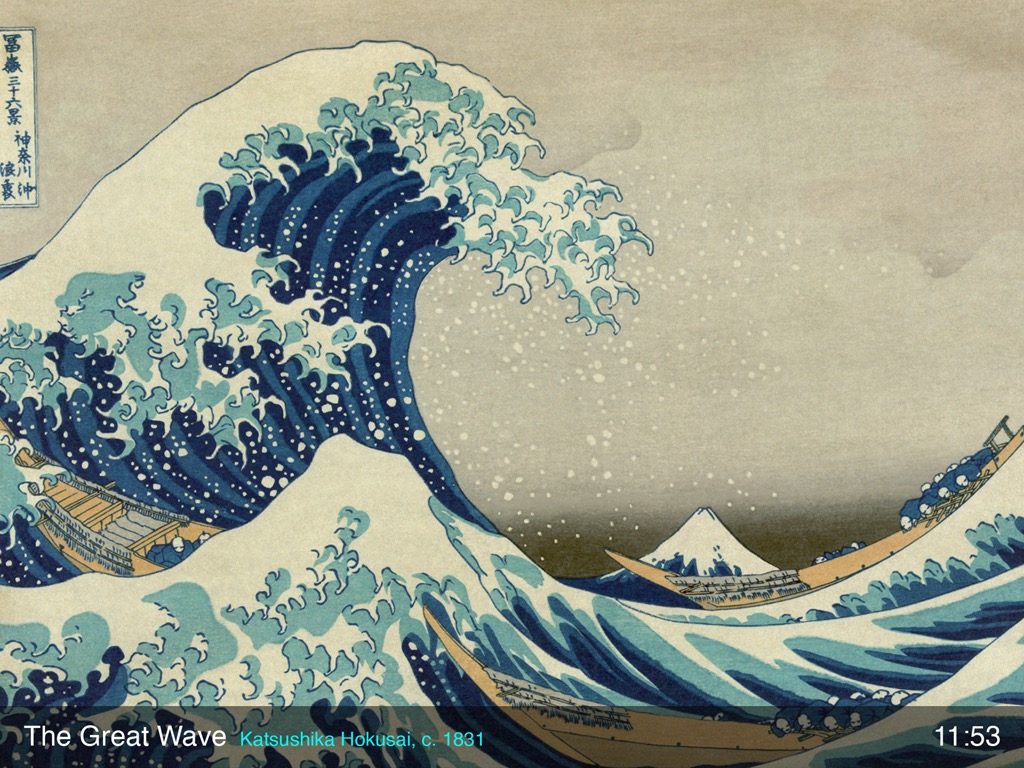 The Great Wave off Kanagawa - Art Legacy Live - App for Apple TV by LANDKA ®