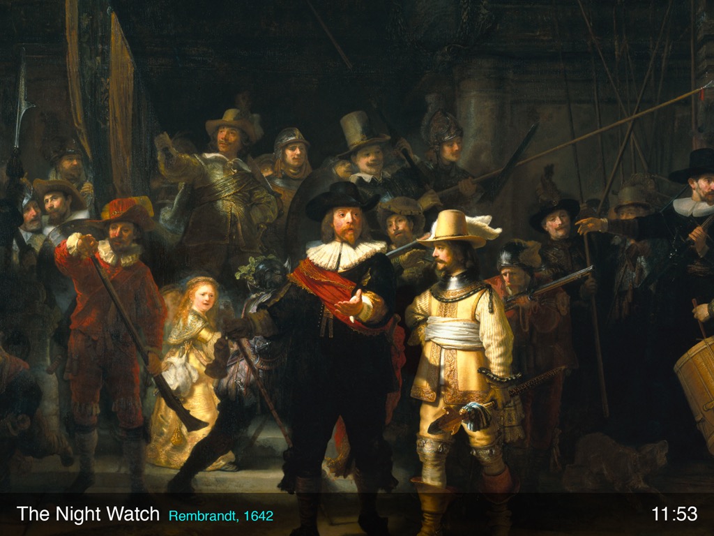 Rembrandt's The Night Watch - Art Legacy Live - App for Apple TV by LANDKA ®
