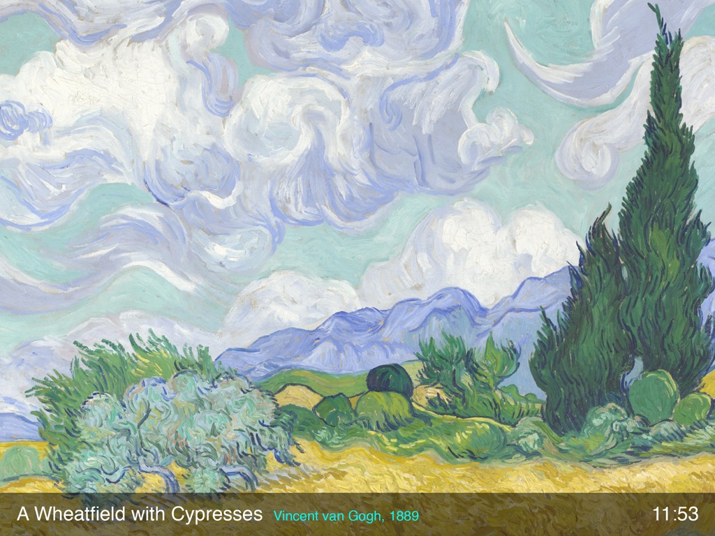 Wheat Field with Cypresses - Art Legacy Live - App for Apple TV by LANDKA ®